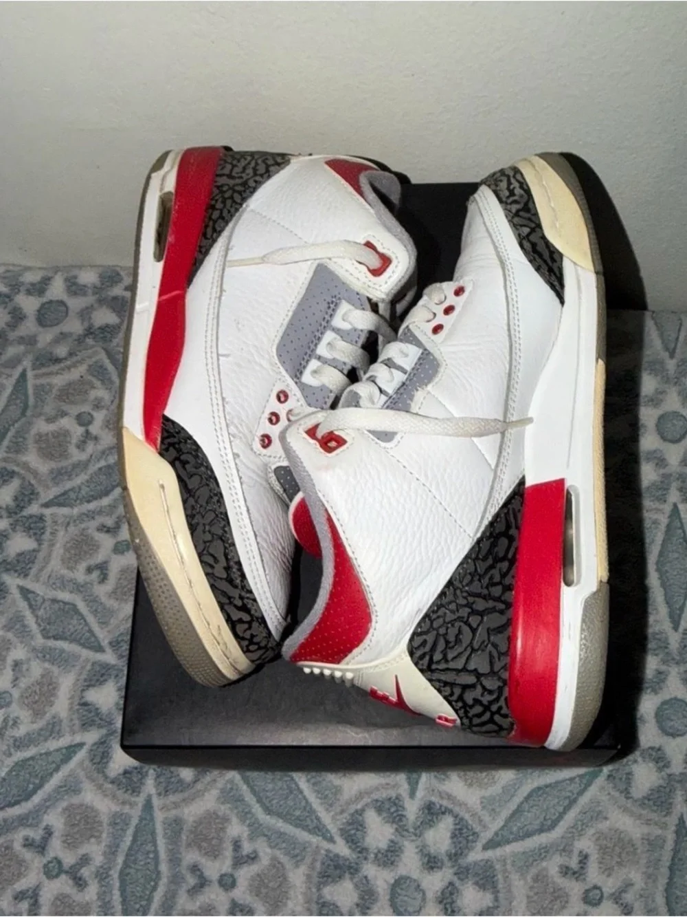 Air Jordan 3 fire red men size 7